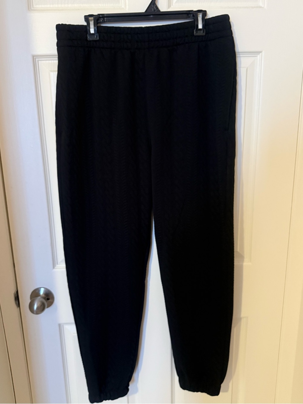 Joe Fresh Black Quilted Active Pullover - Picture 2 of 11